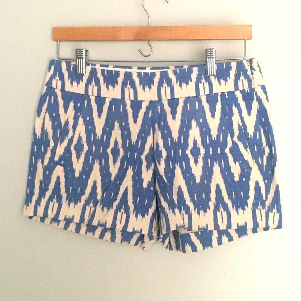 NWOT J. Crew Women’s Ikat Short SZ 0